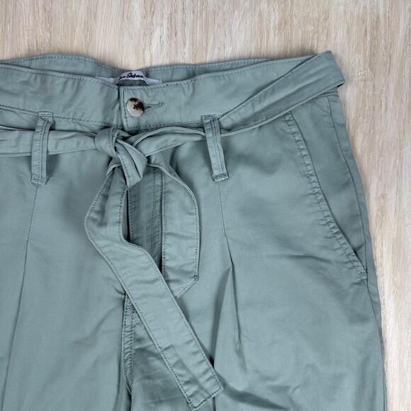 Sam Edelman Seafoam Utility Trouser Belted Coastal High Rise Casual Pants 29 - Picture 3 of 14